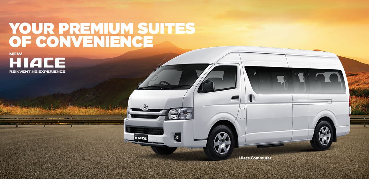 Toyota Hiace Commuter & Premio — foto resmi Toyota